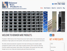 Tablet Screenshot of heinmor.co.za